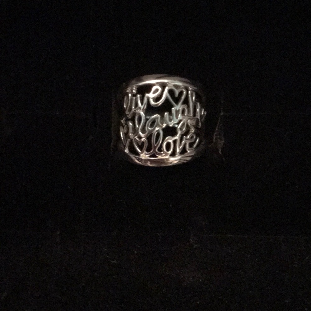 Live laugh love ring